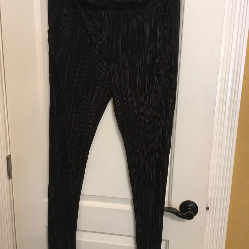 Elegant Black Women's Pants, crinkly fabric never worn.